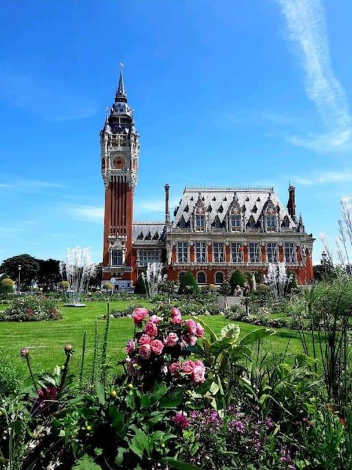 Le Clemenceau Appart-Calais Nord-Balcon-Plage Exteriör bild