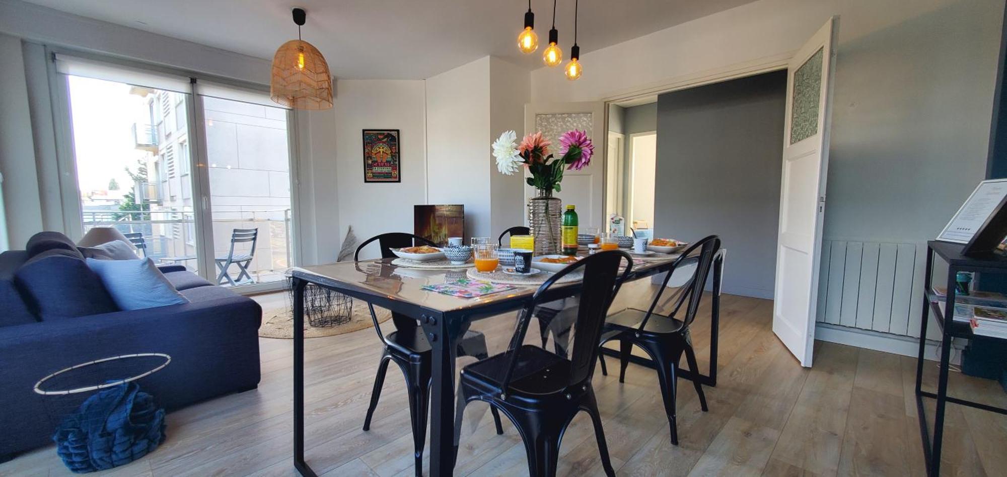 Le Clemenceau Appart-Calais Nord-Balcon-Plage Exteriör bild
