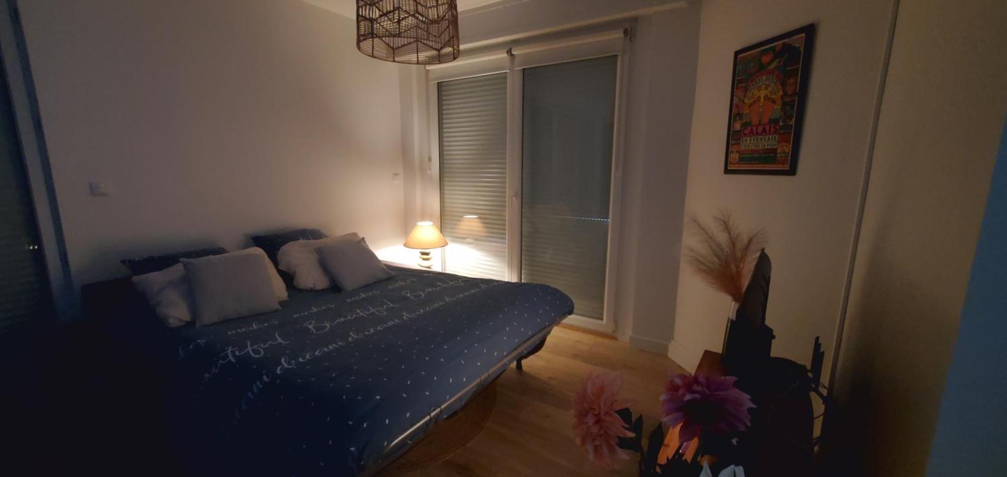 Le Clemenceau Appart-Calais Nord-Balcon-Plage Exteriör bild